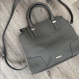 Rebecca Minkoff Crossbody Leather Gray Handbag